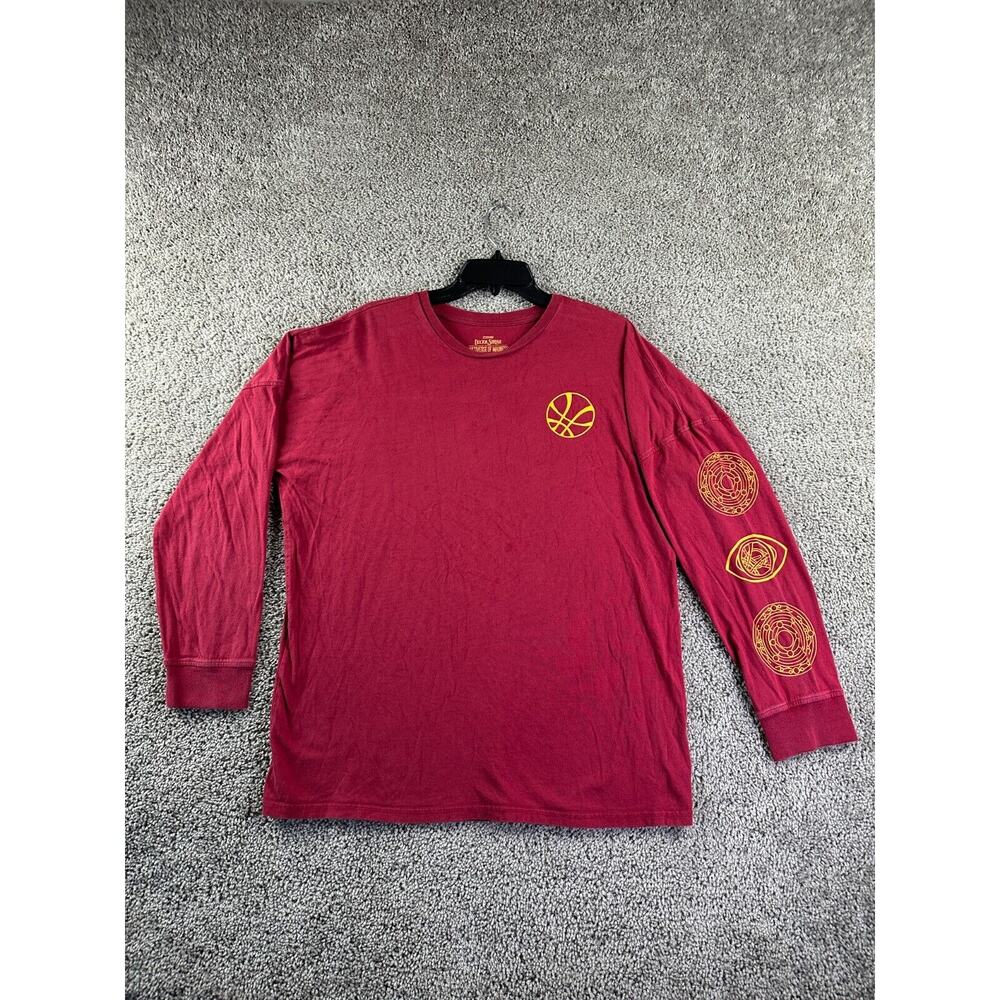 Doctor Strange Shirt Mens Large Red Yellow Multiverse Of Madness Sanctorum FLAW